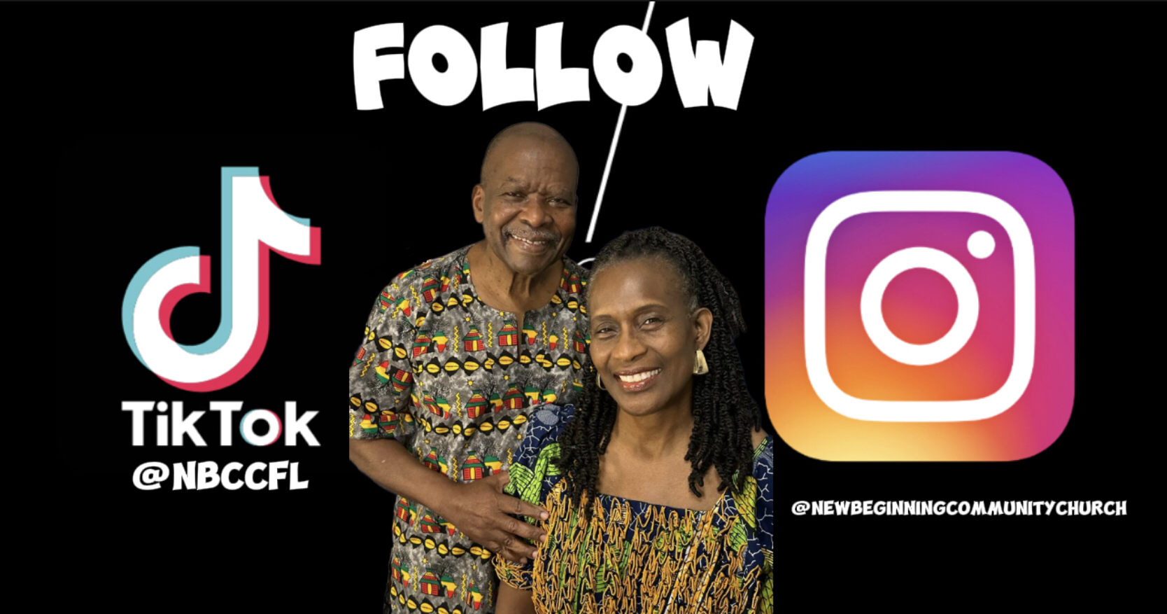 Follow New Beginning Community Church: TikTok @NBCCFL and Instagram @NEWBEGINNINGCOMMUNITYCHURCH
